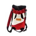 thumbnail image 1 of Mochila De Lona Para Mascotas, Bolsa Transpirable Para Perros Al Aire Libre, Bolsa Ajustable Para Gatos En El Pecho, Bolsa De Cuatro Patas Eigraketly AP006185-09, 1 of 6