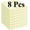 Yellow, variant on 8 Pcs Kitchen Dish Rags,100% Cotton Kitchen Towels Soft Absorbent Quick Drying Dish Cloths for Washing Dishes,Cleaning rags-11 x 11In