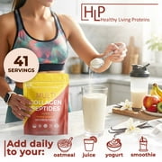 Healthy Living Proteins Multi Collagen Peptides Powder, Vanilla, 1lb