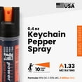 thumbnail image 4 of UDAP Pepper Power Magnum Bear Spray and Jogger Fogger with Holsters, Keychain, 5 Piece Pack, PSK, 4 of 6