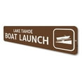 thumbnail image 4 of Boat Launch Lake Novelty Decor, Metal Wall Sign - 4x18 Inches, 4 of 4