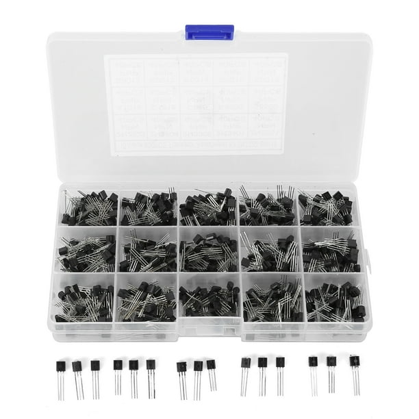 Transistor PNP NikouMX Kit surtido de transistores 600 piezas herramienta