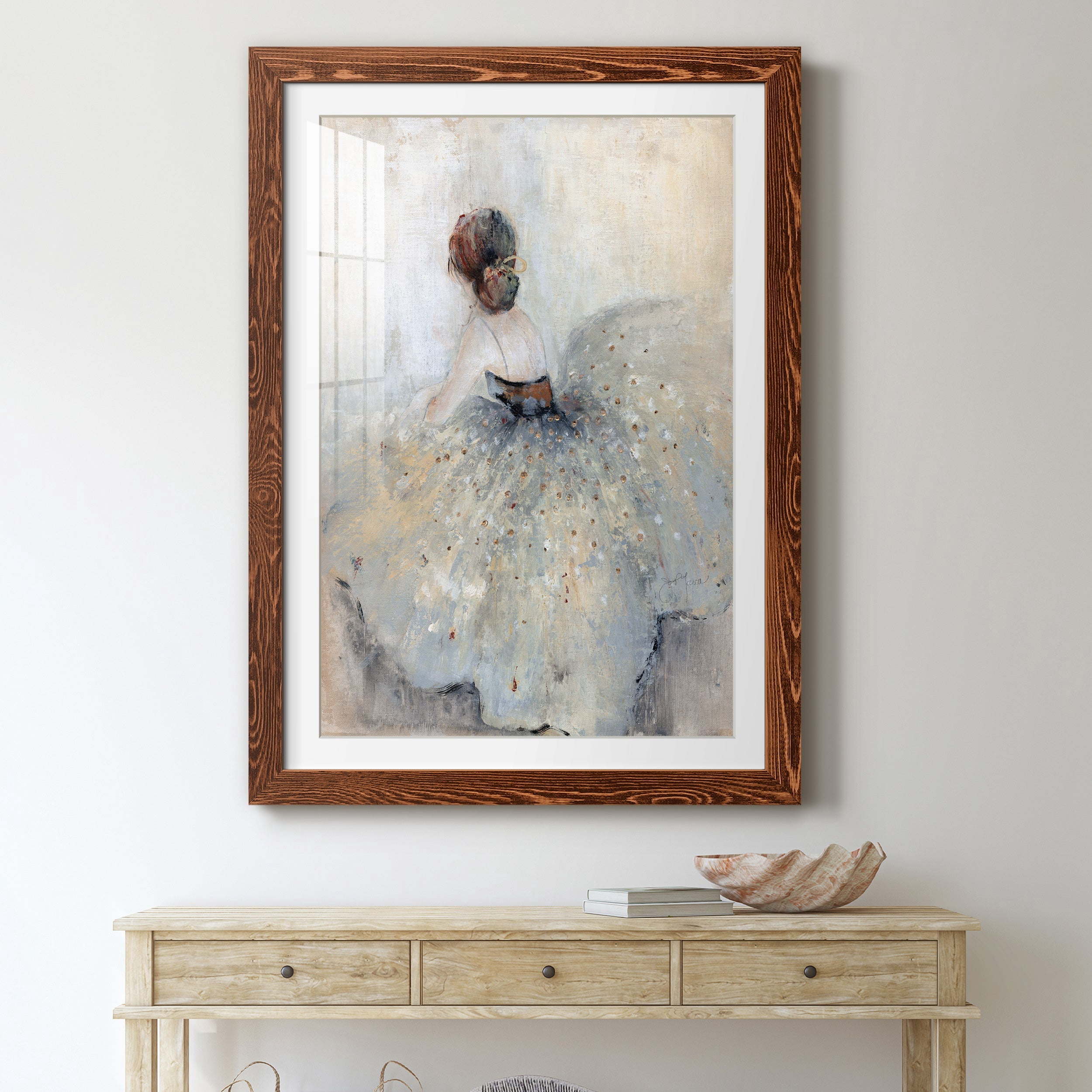 Sunday Best Hen - Premium Framed Print - Distressed Barnwood Frame - Ready to Hang