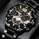 thumbnail image 2 of Relojes deportivos de moda para hombre, reloj de pulsera de cuarzo de acero inoxidable de lujo, reloj luminoso con calendario, reloj informal de negocios para hombre, relojes para hombre Tan Jianjun unisex, 2 of 2