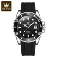 thumbnail image 1 of Original OLEVS Green Water Ghost Watch Automatic Mechanical Watch for Men Classic Bussiness Watch Rotatable Bezel Analog Watch, 1 of 1