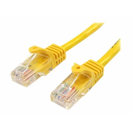 StarTech.com 3 ft CAT5e Cable - Yellow Ethernet Cord - Snagless - UTP - Patch cable - RJ-45 (M) to RJ-45 (M) - 3 ft - UTP - CAT 5e - snagless - yellow price history on PriceWatchPro