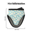 thumbnail image 3 of Pofeuu Daisy Floral A Print Thickened Mini Silicone Oven Mitts Heat Resistant, Rubber Oven Mitt Gloves, Finger Pinch Grips, Pot Holder, Silicone Potholder, 3 of 7