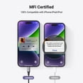 thumbnail image 3 of Cable auxiliar UGREEN para iPhone Lightning a 3,5 mm con certificación MFi, 3 of 9