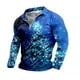 thumbnail image 4 of Pack De Playeras Para Hombre Camisa Navideña De Otoño E Invierno Para Hombre Camisa Superior Con Estampado De Árbol De Navidad En Capas Y Empalme De Colores Mixtos, 4 of 4