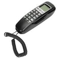 thumbnail image 3 of Corded Phone, LCD Screen Redialing Wired Landline Clear Keys  For Home For Office Red,White,Black, 3 of 8