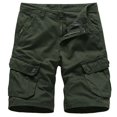thumbnail image 1 of Mens Cargo Shorts Buttons Summer Outdoor Hiking Multi-pocket Work Utility Pants, 1 of 2
