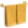 thumbnail image 1 of Porte-serviettes Mural en Acier Inoxydable Moderne et Élégant Doré 1 Pouce Porte-Serviettes de Salle de Bain, 1 of 5