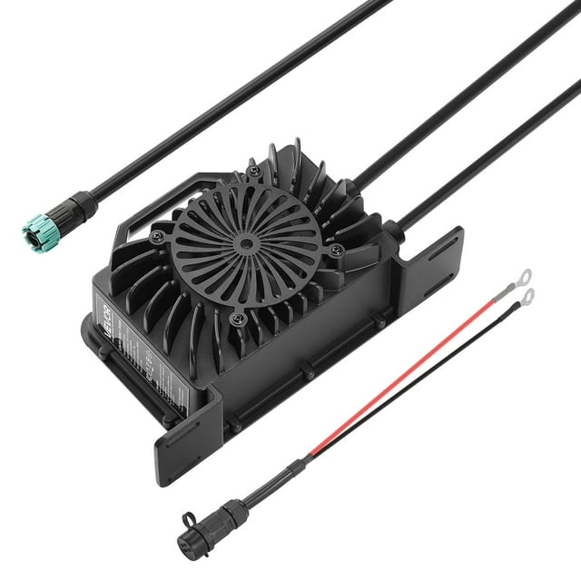 VEVOR Chargeur de Batterie Lithium 48V 18A 58.4V AC-DC LiFePO4 Chargeur Intelligent pour RV