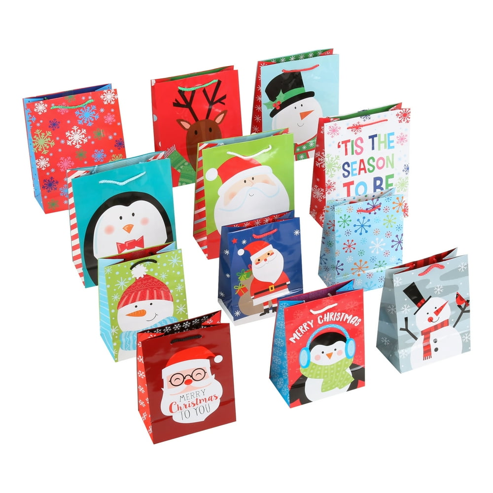 Holiday Time Christmas Gift Bags