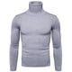 thumbnail image 4 of Suéter de cuello alto Suéter ajustado para hombre Suéter de lana con solapa Suéter de base gruesa para hombre Uso versátil, 4 of 6