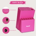 thumbnail image 4 of Juego de Cuchillos de Cocina hecef de 15 Piezas con Recubrimiento Antiadherente - Rosa, 4 of 10