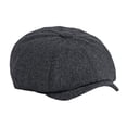 thumbnail image 2 of fenteer Beret Hat Birthday Gift Fall Tweed Hat Flat Hat for Traveling Hiking Camping, 2 of 8