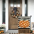 thumbnail image 3 of Thanksgiving Fall Garden Flag 12x18 Inch Double Sided for Outside, Thankful Polka Dot Pumpkin Striped Outdoor Seasonal Holiday Yard Porch Decoration, 3 of 6