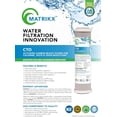 thumbnail image 3 of Matrikx 10 Full Flow CTO Carbon Block Filter now with Chloramine Reduction, 4.5 x 10, 32-450-10-MATRIKX, 3 of 4