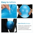 thumbnail image 3 of PTOOTP Exercise Balls For Adults Fitness Ball Blue PVC Reusable Exercise Ball 1Set, 3 of 6