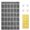 Grey, variant on 36 Clear Pockets Classroom Pocket Chart for Cell Phones Hanging Organizer for Calculator Holder