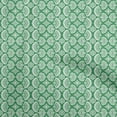 thumbnail image 1 of oneOone Cotton Cambric Green Fabric Asian Block Craft Projects Decor Fabric Printed by The Yard 42 Inch Wide, 1 of 4