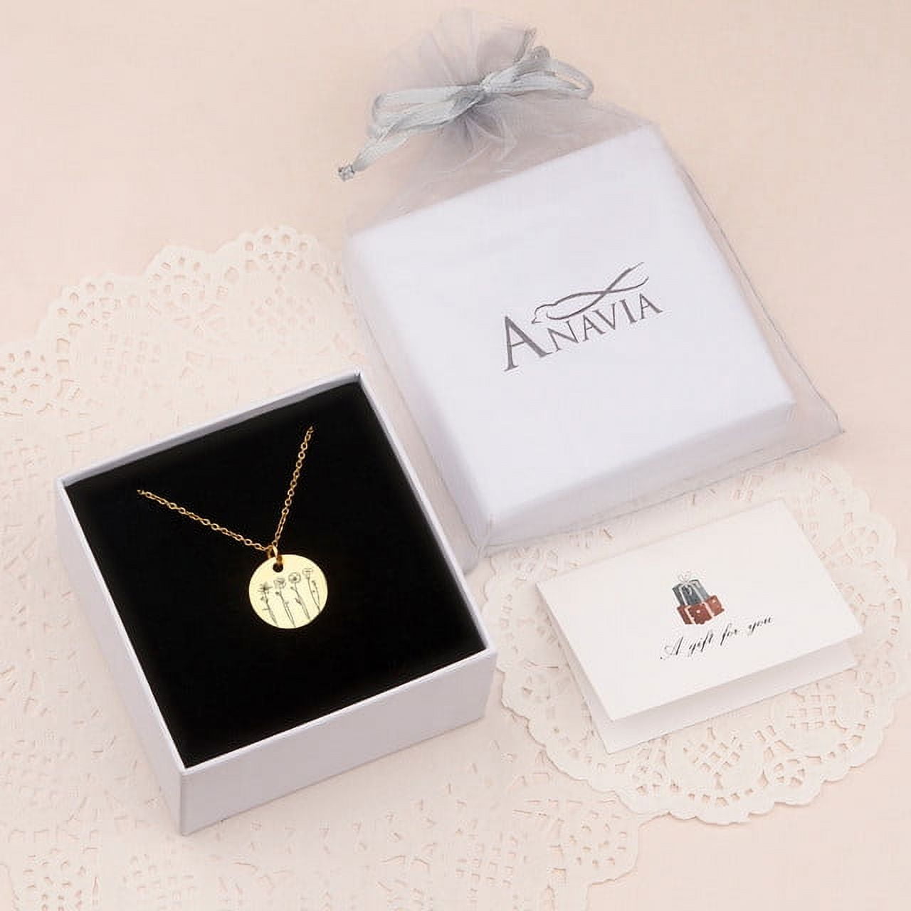 Combined Birth Flower Necklace - Birth Flower Necklace Custom - Combined Birth Flower Necklace Personalzied - Family Necklace Gift for Mom