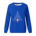 thumbnail image 4 of Xdegoge Women Christmas Sweatshirt Vacation Loose Casual Hoodie Holiday Xmas Tree Shirts Winter Vintage Trendy Tops Funny Long Sleeve Top 2025, 4 of 4
