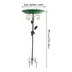 thumbnail image 3 of pstuiky Baño de metal para jardín, decoración de jardín de pie, bebedero grande de 77 cm para aves silvestres, bebedero para pájaros, decoración de jardín para exteriores, 3 of 9