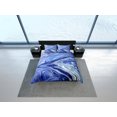 thumbnail image 4 of Púrpura Azul Mármol Ropa de Cama Conjunto de Dormitorio Contemporáneo Estética Funda Nórdica,, 4 of 4