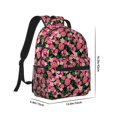 thumbnail image 2 of Yiaed Trendy Floral Print School Backpack College Backpack Daypacks for Students High School Spacious and Durable Daypack for Work and Travel-One Size, 2 of 6