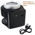 thumbnail image 2 of 30X Loupe Magnifier with 6 LED Lights, Rechargeable Portable Desktop Metal Jewelers Loupe, Magnifying Glass with Light, 2 of 7