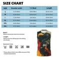 thumbnail image 4 of JUNZAN Ink Style Bald Eagle Men's Sleeveless T Shirts,Sleeveless Muscle Shirts,Sizes S-3XL, 4 of 5