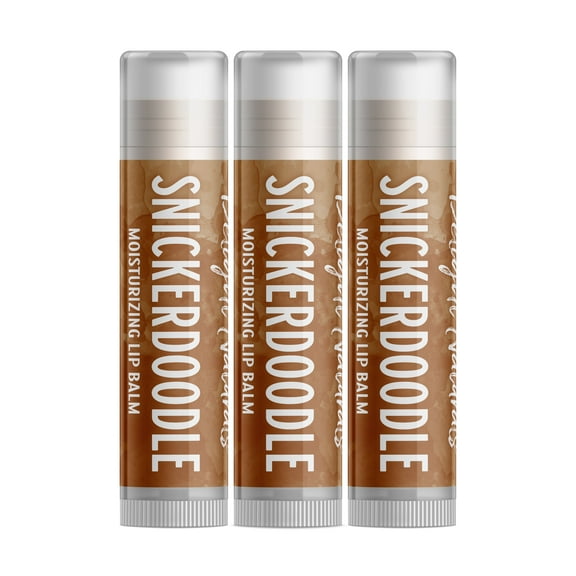 Delight Naturals Snickerdoodle Lip Balm - 3 Pack