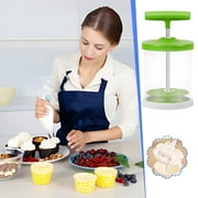 Whipped Cream Maker,Whip Cream Maker,Whipping Cream,Whipped Cream Dispenser,Manual Milk Frother,Heavy Cream Whipping,Manual Milk Frother Hand Pump(Green H6.89*W3.31)Clearance from QiwagFerng