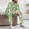 thumbnail image 7 of Haiem Cute Frog Pattern Men’s Long-sleeve Sleepwear,Sleepwear Set,2-piece Loungewear Set,Soft PJs Comfy Nightwear with Pockets-X-Large, 7 of 7