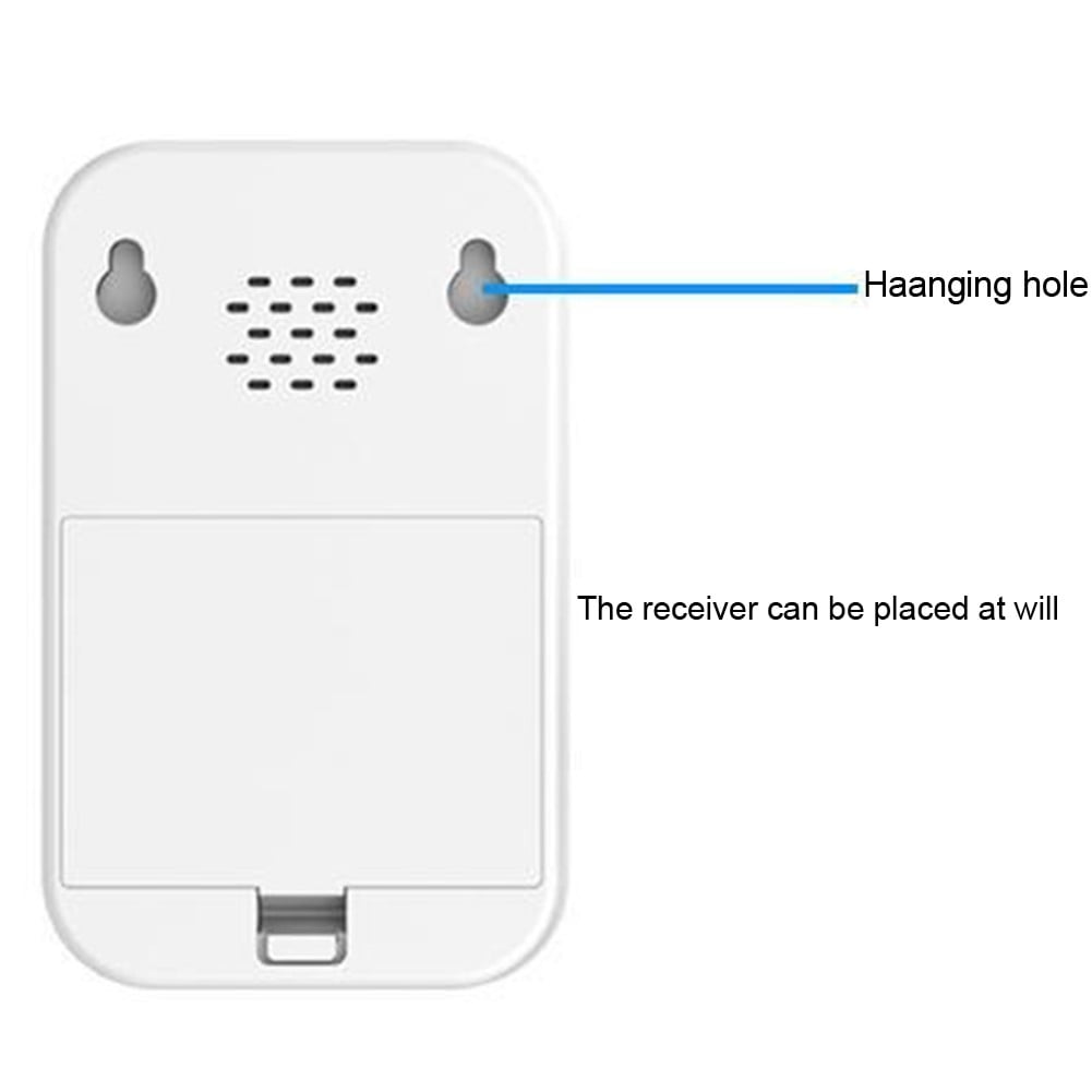 Wireless Doorbell Door & for Window Sensor 52 Prompt Sound Security Shop Alarm White