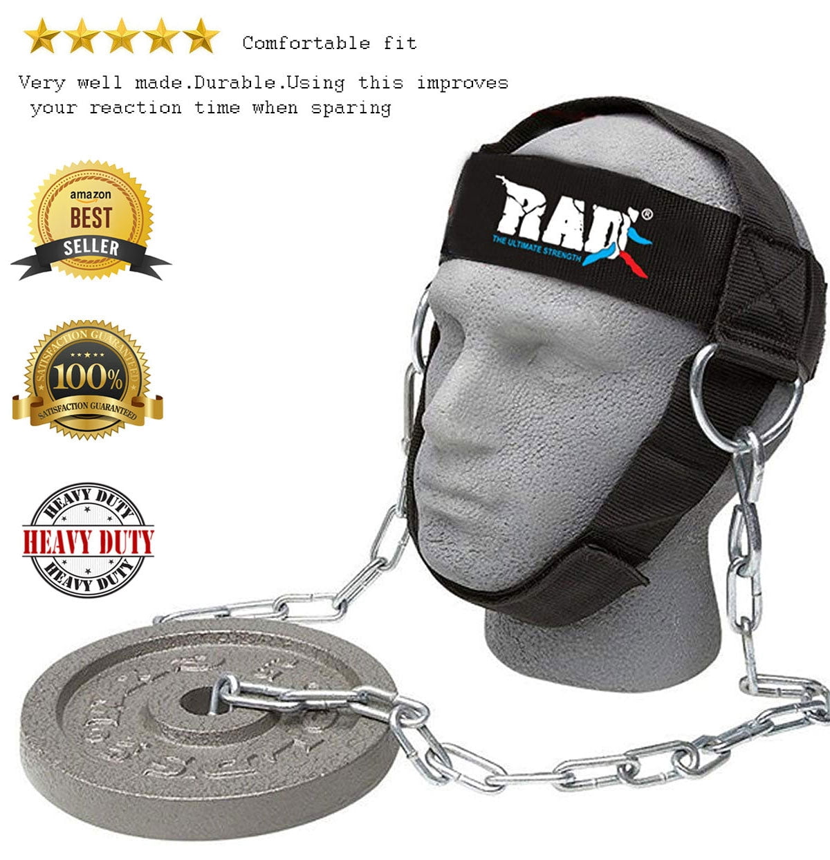 RAD Neck Head Harness for Resistance Training Neck Exercise - Walmart.com