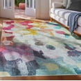 thumbnail image 2 of Well Woven Galets Aquarelle 3'3" x 5' Rug – Vibrant Multicolor, Stain-Resistant & Easy to Clean, 2 of 6