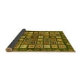 thumbnail image 2 of Ahgly Company Indoor Rectangle Abstract Yellow Modern Area Rugs, 4' x 6', 2 of 4