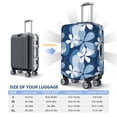 thumbnail image 4 of Pofeuu Flower Print Luggage Suitcase Cover Protector Luggage Washable Covers Aesthetic for 18/24/28/32 inch Luggage（No luggage included）-Small, 4 of 7