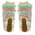 thumbnail image 4 of OoohGeez Womens Non Slip Slipper Socks, Funky Unicom, Fuzzy Plush Indoor Warm Socks, 4 of 5