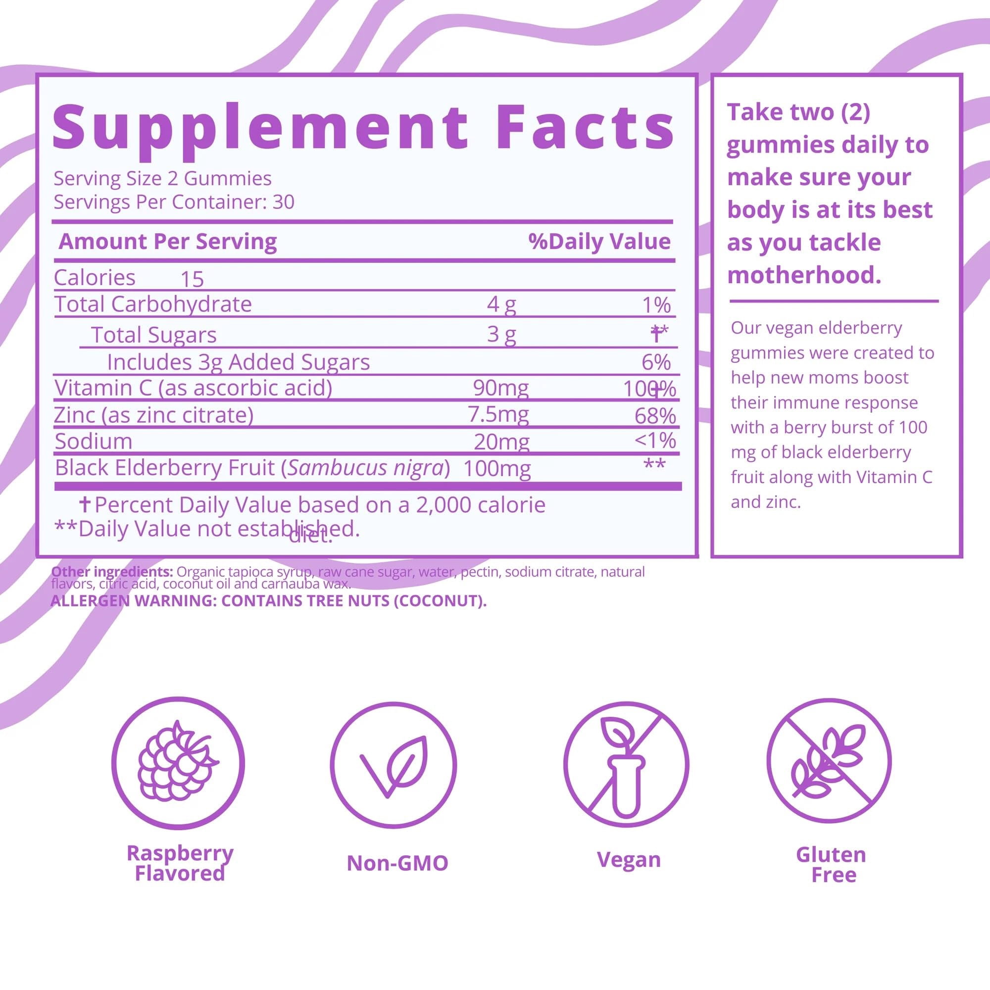 Baby Blues Postpartum Vitamins for New Moms, 3-in-1 Bundle for Hair, Immune and Digestion, 180 Count