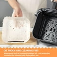 thumbnail image 3 of Revestimientos de papel desechables para sartenes de aire, revestimientos desechables antiadherentes para sartenes de aire, cocinar, hornear, etc., 3 of 6