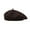 Coffee color, variant on Unisex Beret Hats French Vintage Style Soft Knit Fall Winter Accessory for Men