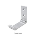 thumbnail image 3 of Advancent 5 pack/lote organiza eficientemente el gancho para ropa montado en la pared fácil instalación duradero fácil plata L Type3 NO3, 3 of 6