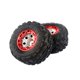thumbnail image 1 of 2 uds. Ruedas de neumático de coche de 100mm de velocidad piezas de actualización automática para coche 1/12 RC Wltoy E65D, 1 of 2