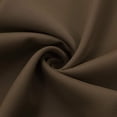 thumbnail image 5 of Bxaolu Blackout Curtains for Bedroom 63 Inch Length 2 Panels Set, Solid Thermal Insulated Energy Saving Rod Pocket Window Treatment Curtains Blackout Drapes, W38 x L63 Inch, Brown, 5 of 7