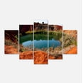 thumbnail image 2 of Bauxite Mine with Lake - Landscape Photo Canvas Art Print, 2 of 3