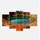 Bauxite Mine avec Lac - Paysage Photo Toile Art Print – image 2 sur 3